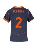 Inter Milan Denzel Dumfries #2 Tredjedrakt Dame 2025-26 Korte ermer